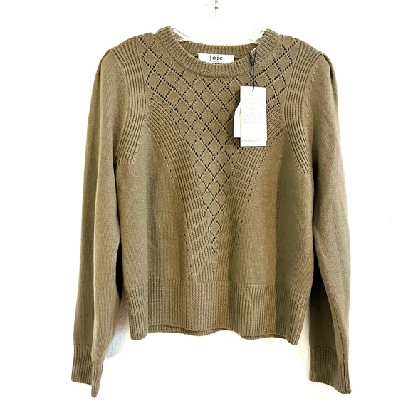 Joie Sweaters - New olive green Joie wool sweater large